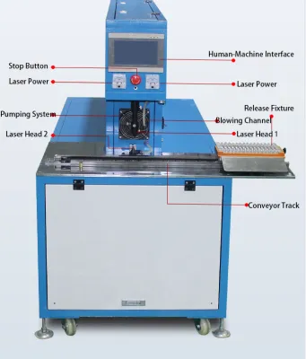 Elektrisk Slide Table CO₂ Laser Trådavisoleringsmaskin CLS60-D Thumb