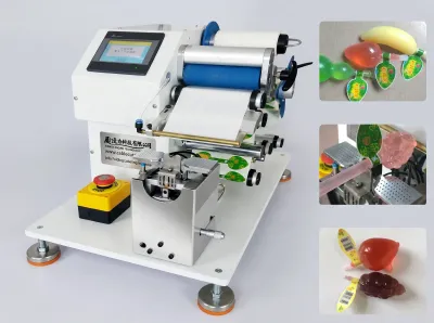 Automatisk gelévikningsetikettmaskin för frysta produkter WPM-60GD