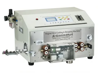 Automatisk Magnettrådskär- och Avskärmningsmaskin WPM-0525 - Lacktrådsstripper