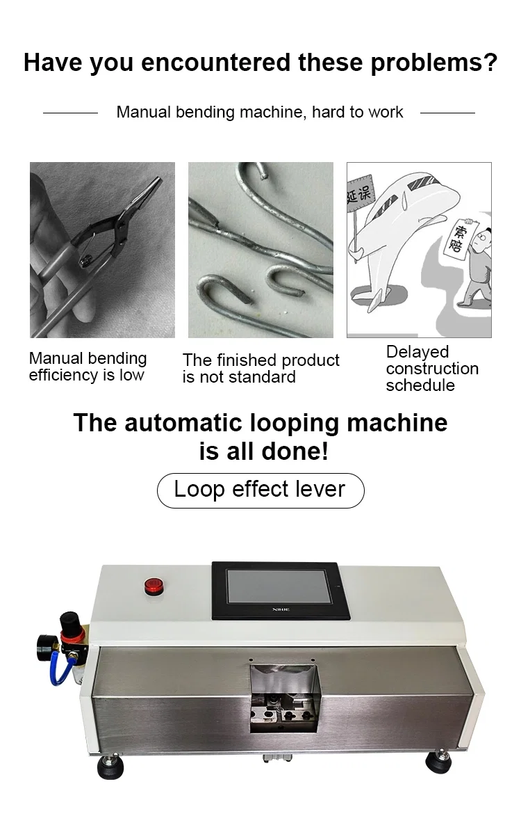 Metalltrådsslingmaskin, Krokslinga, Bågböjningsmaskin 