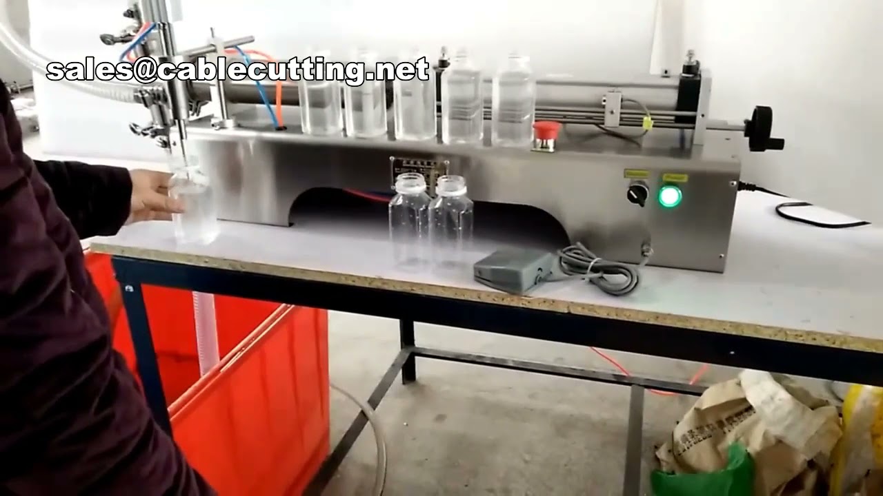 Pneumatic Liquid Beer Beverages Milk Filling Machine, liquid filling machine,