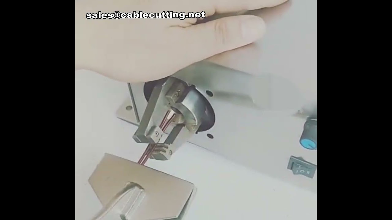 Multi Strand Lines Twist Machine,Cable Core Lines Twisting Machine,Multiple Copper Twist Tool mp4