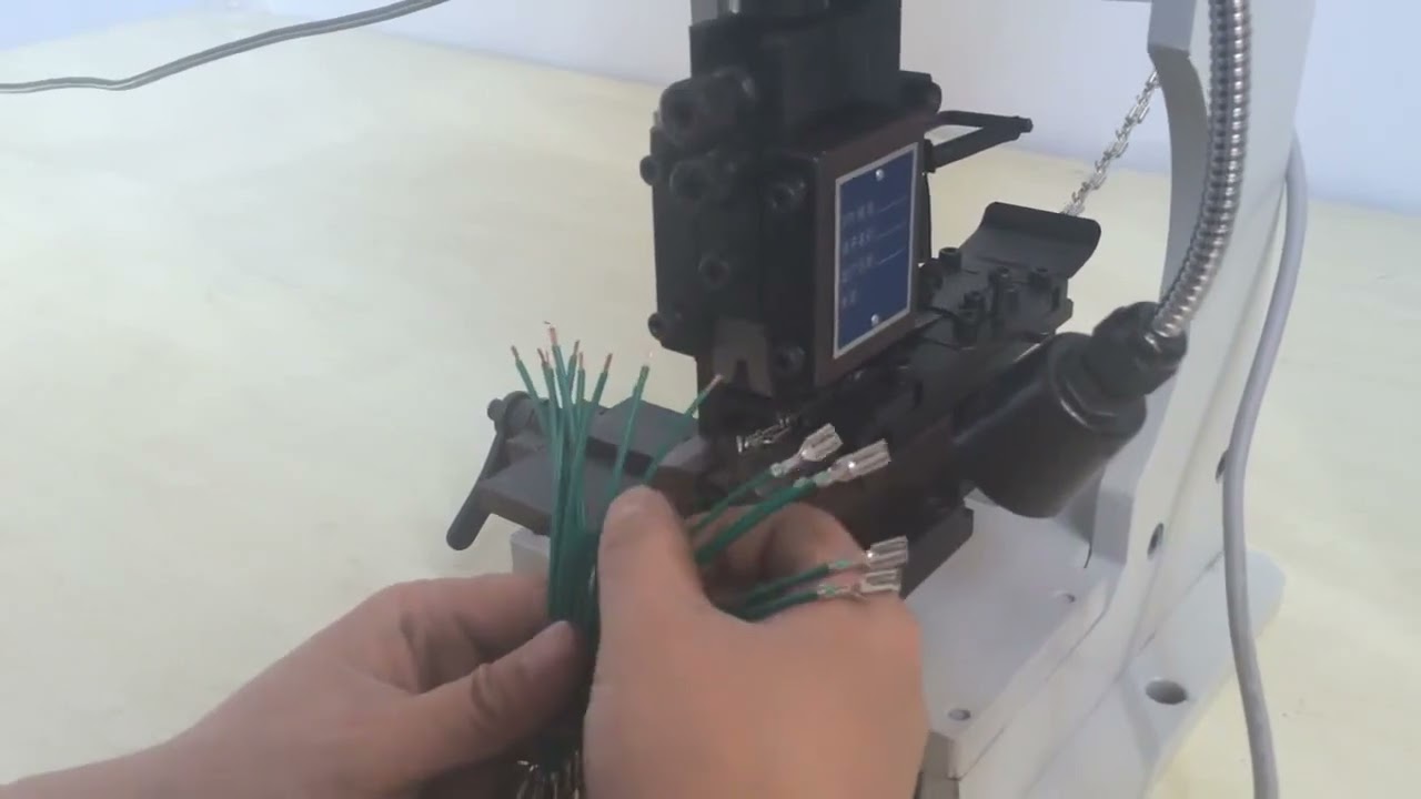 Automatic Terminal Crimping Machine with HorizontalVerticalSingle Grain Mold Optional 1 5T2 0T Wire