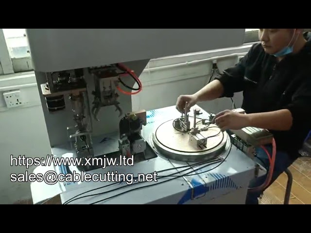 WPM dl 50l High Speed Automatic Cable Wire Winding Tying Bundling Machine