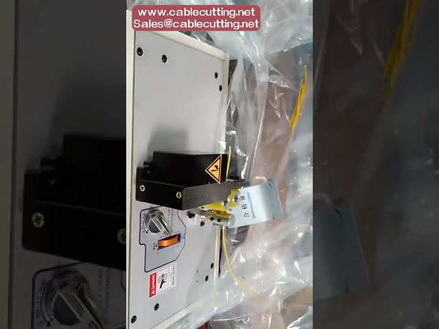 Computer Wire Tube Cutting Machine 200W Sleeving Pipe Cutter for Wire Cable Stripping Peeling 2 Whee