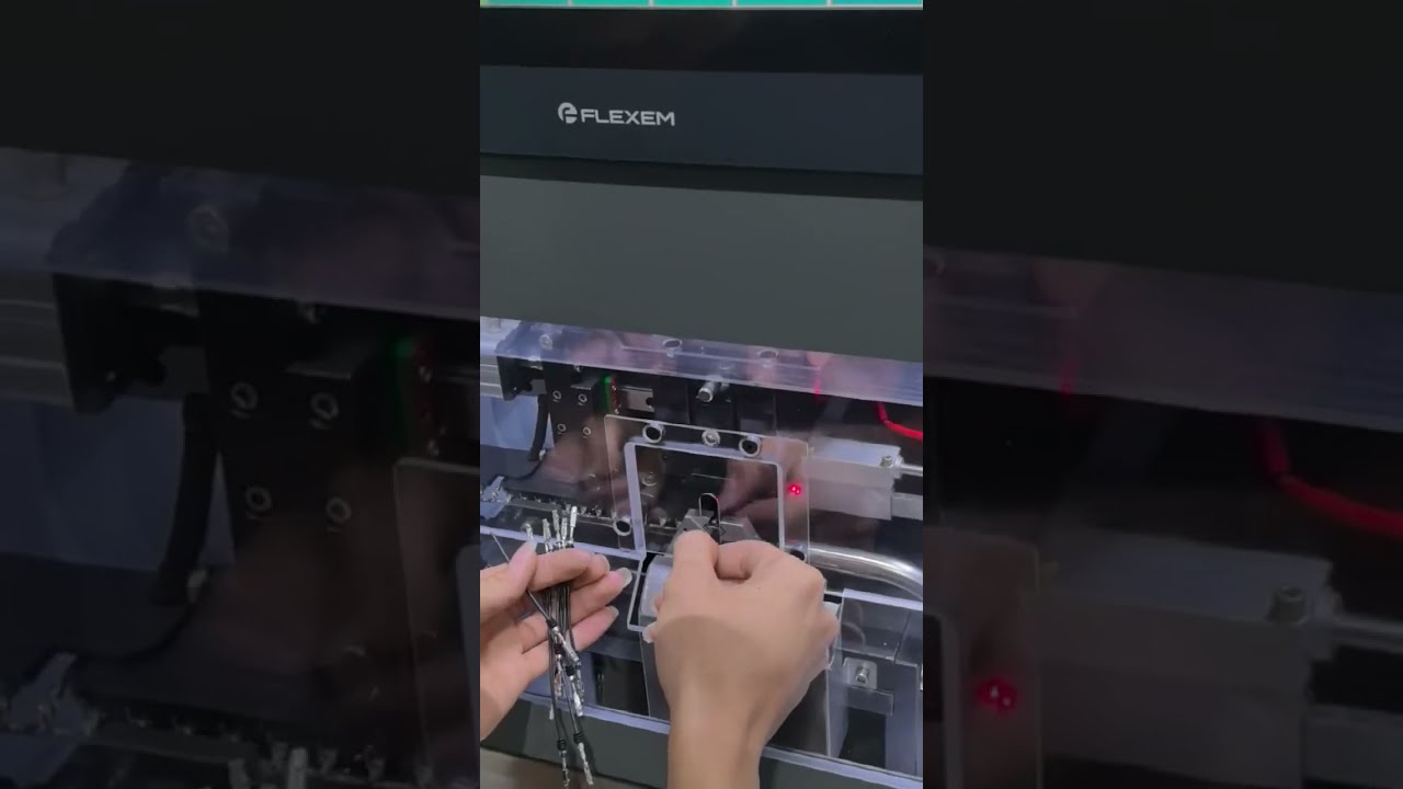 Stripping Waterproof Plug Insertion Crimping All in One Machine Real Shot #factory #machine