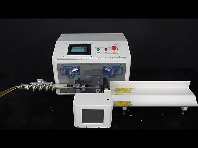 New 0 1 6mm2 Cable Touch Screen Wire Stripping Twisting Machine 806N Double Wire Lines Automatic Str
