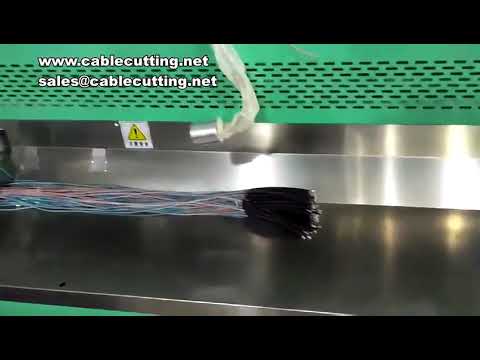 Wire cutting machine, wire stripping machine, data wire hot stripping automatic down wire machine