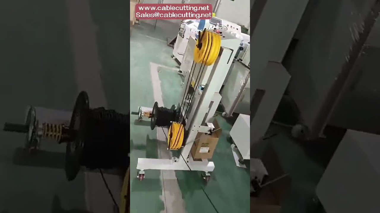 Wire Cable Meter Counting Cable Wire Cutting And Coiling Machine, Wire Coiling Machine