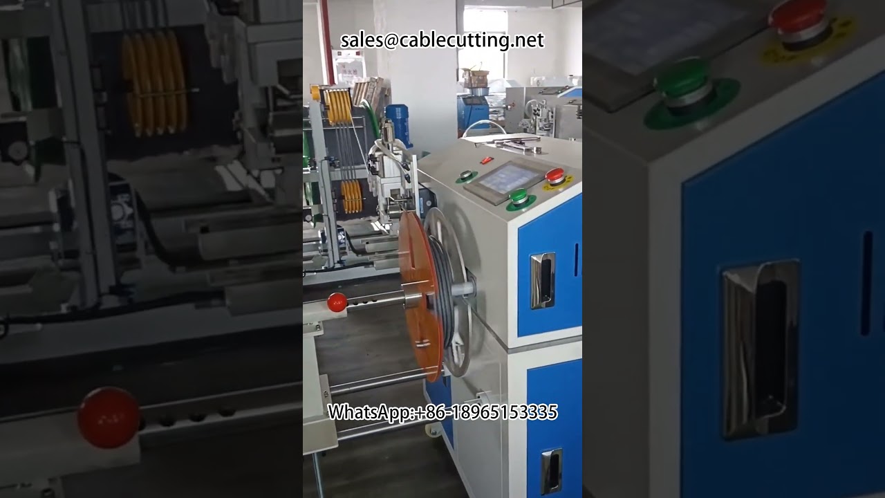 Automatic metre counting, sorting, cutting, winding and winding machine #metre counting winding mach