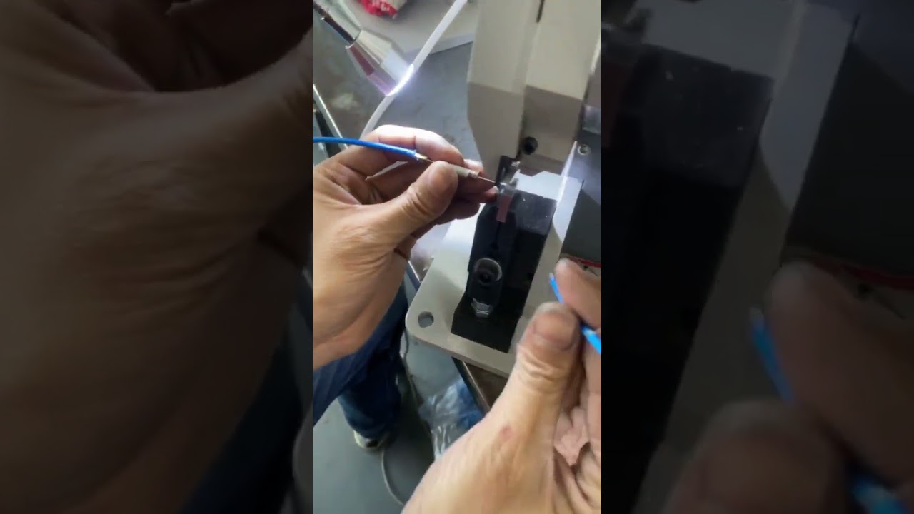 Silent Copper Belt Machine Riveting Real Shot #factory #machine #tools