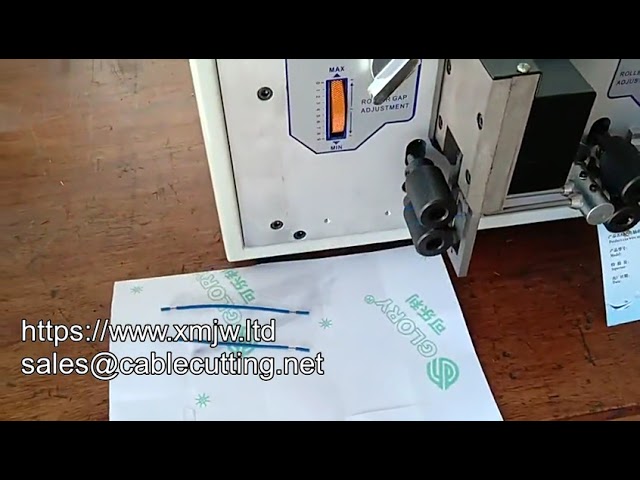 WPM 02d Automatisk Tång Stål Nät Rep Rätare Kabelavskalningsmaskin