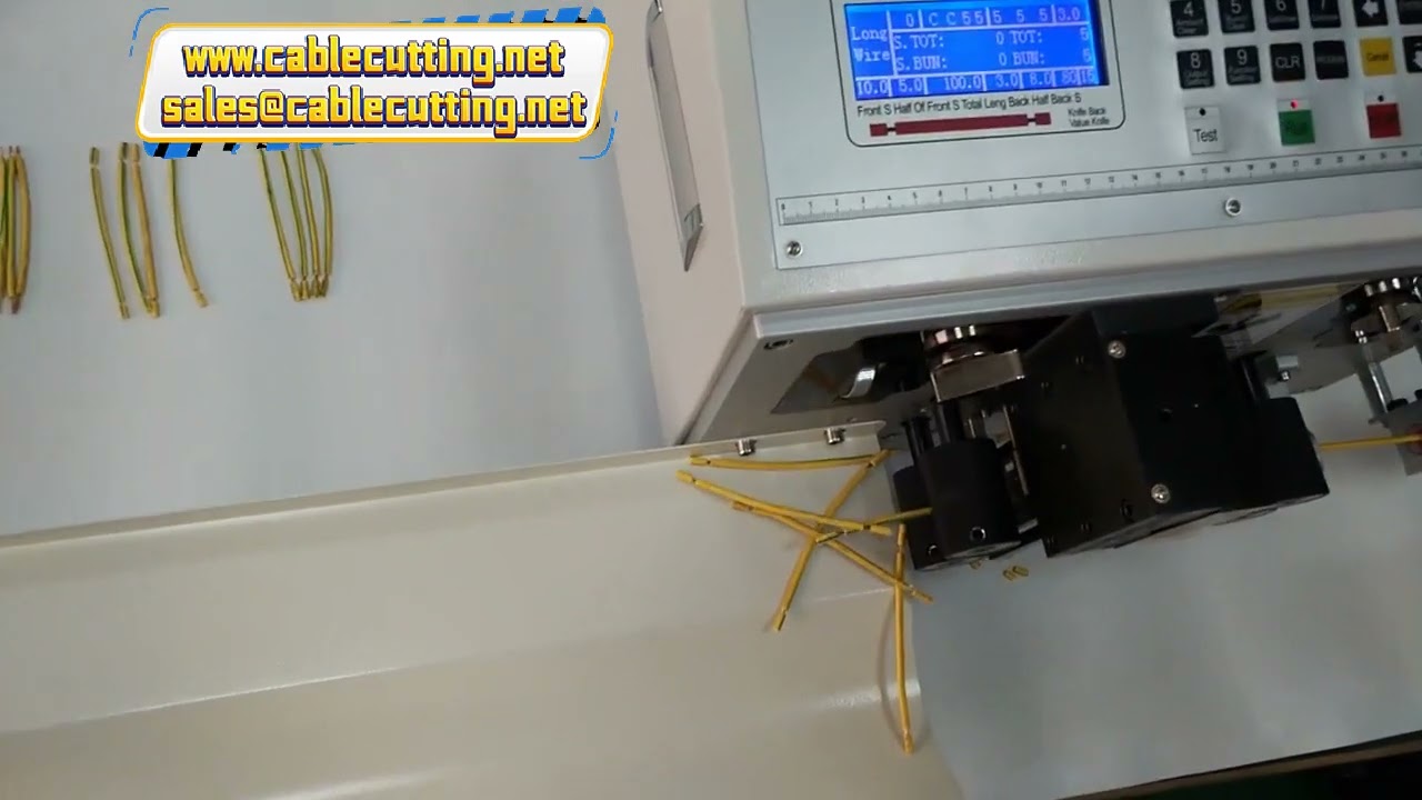 Touch Screen Wire Cutting and Stripping Machine Cable Cutter from 0 1 to 8mm2 with Blade