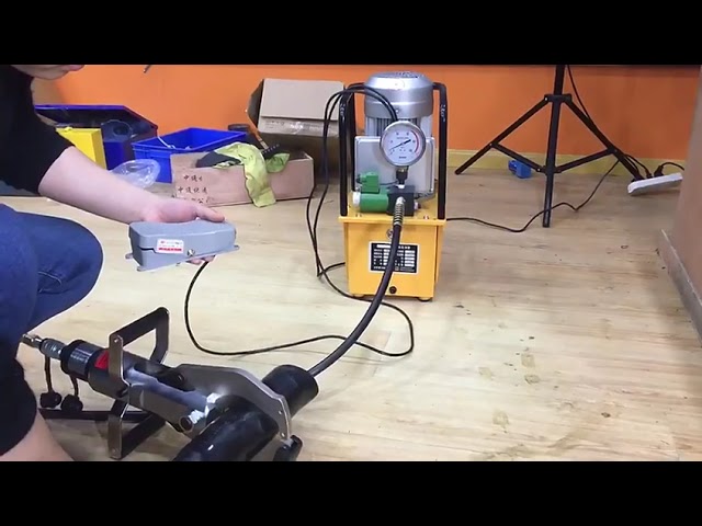 700A Elektromagnetisk Hydraulpump med Fotomkoppling – 380V, 7L Kapacitet